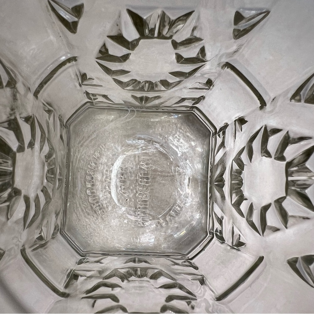 Vintage Clear Glass Manschewitz Monarch Wine Co. One Quart Decanter - Picture 8 of 9